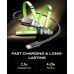 SUYIWEE 550LM Running Lights for Runners with Side Light, 7 Modes & 360° Reflective Running Vest, IPX4 Waterproof, 45° Adjustable Rechargeable Running Light