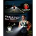 SUYIWEE 550LM Running Lights for Runners with Side Light, 7+2 Modes & 360° Reflective Running Vest, IPX4 Waterproof, 45° Adjustable Rechargeable Running Light for Walking/Cycling/Hiking, 4-25H Runtime