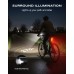 SUYIWEE 2026 New 1200LM Wide Angle Bike Lights for Night Riding, 3+5 Modes & IP65 Waterproof Bicycle Lights Front and Rear, Long-Lasting USB Rechargeable for Men Women Kids Bike Accessories, 2 Set SUYIWEE 2026 New 1200LM Wide Angle Bike Lights for Night Riding, 3+5 Modes & IP65 Waterproof Bicycle Lights Front and Rear, Long-Lasting USB Rechargeable for Men Women Kids Bike Accessories, 2 Set